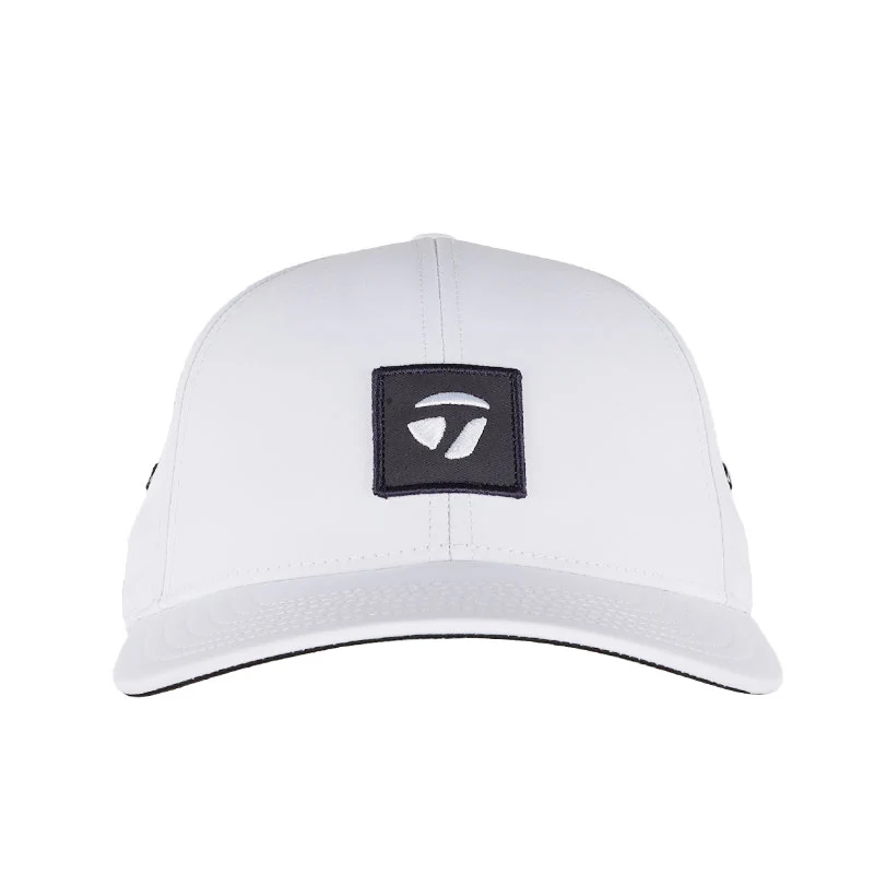 TAYLORMADE Lifestyle Camo Patch Flatbill Men's Cap (White) - Image 3