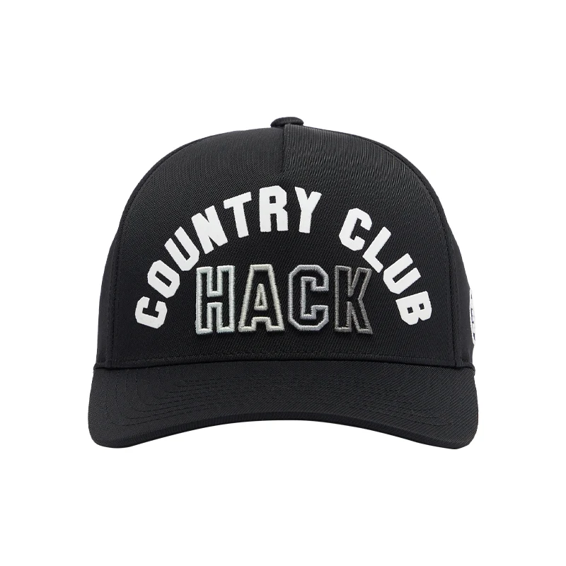 GFORE Country Club Hack Stretch Twill Men's Snapback (Onyx) - Image 2