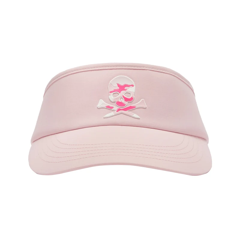 GFORE Skull & T's Stretch Twill Women's Visor (Cameo) - Image 2