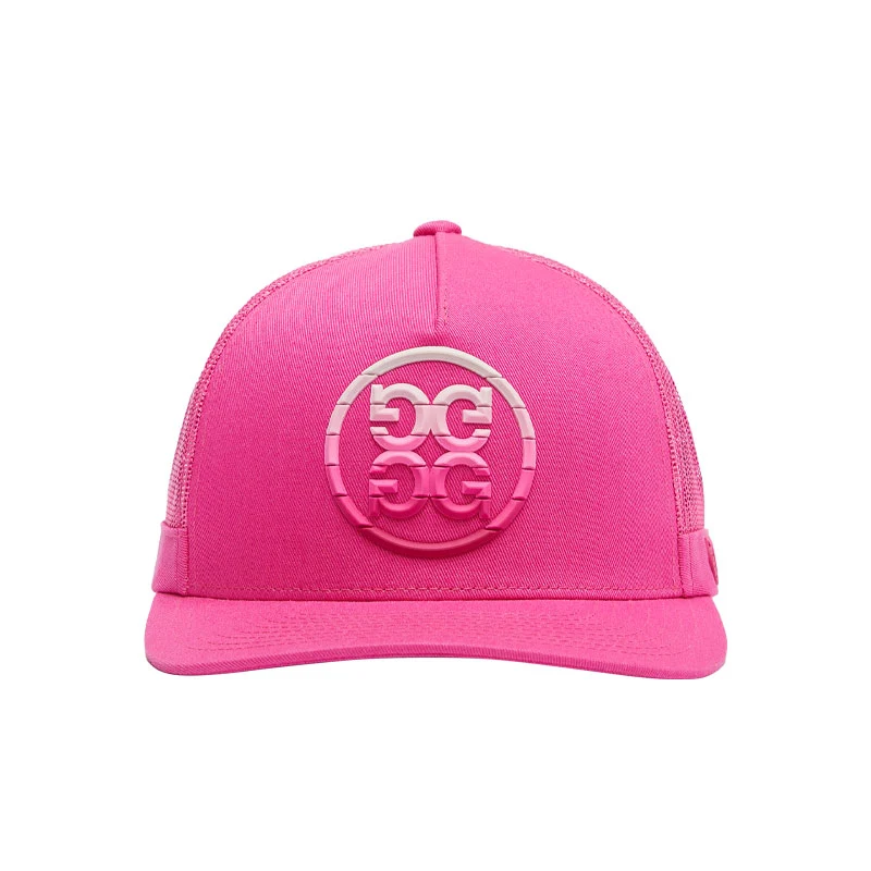 GFORE Circle G's Ombre Trucker Women's Cap (Day Glow Pink) - Image 3