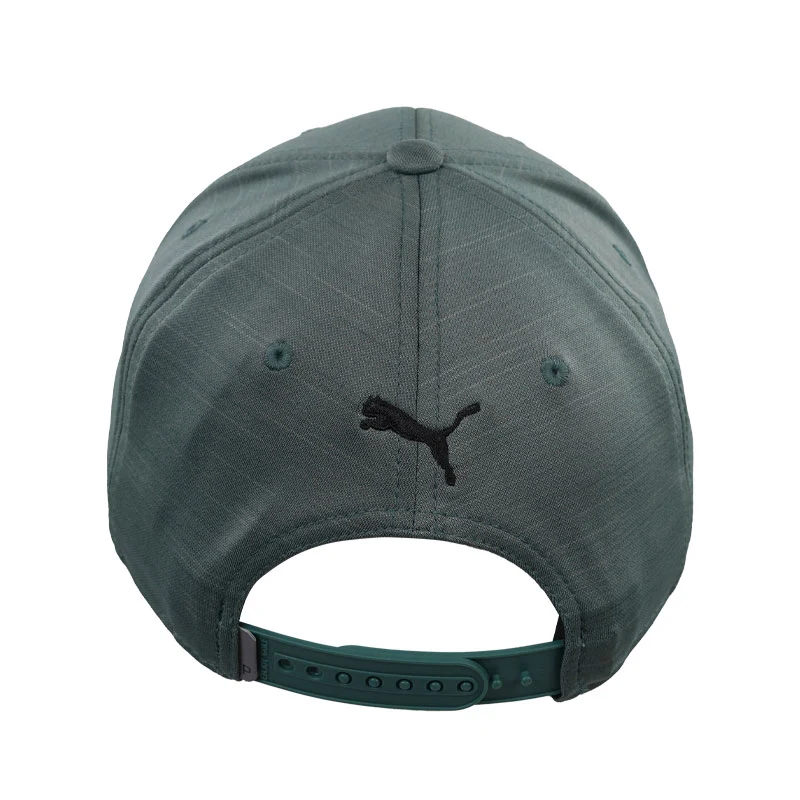PUMA Men's P Cap (Eucalyptus/Black) - Image 4