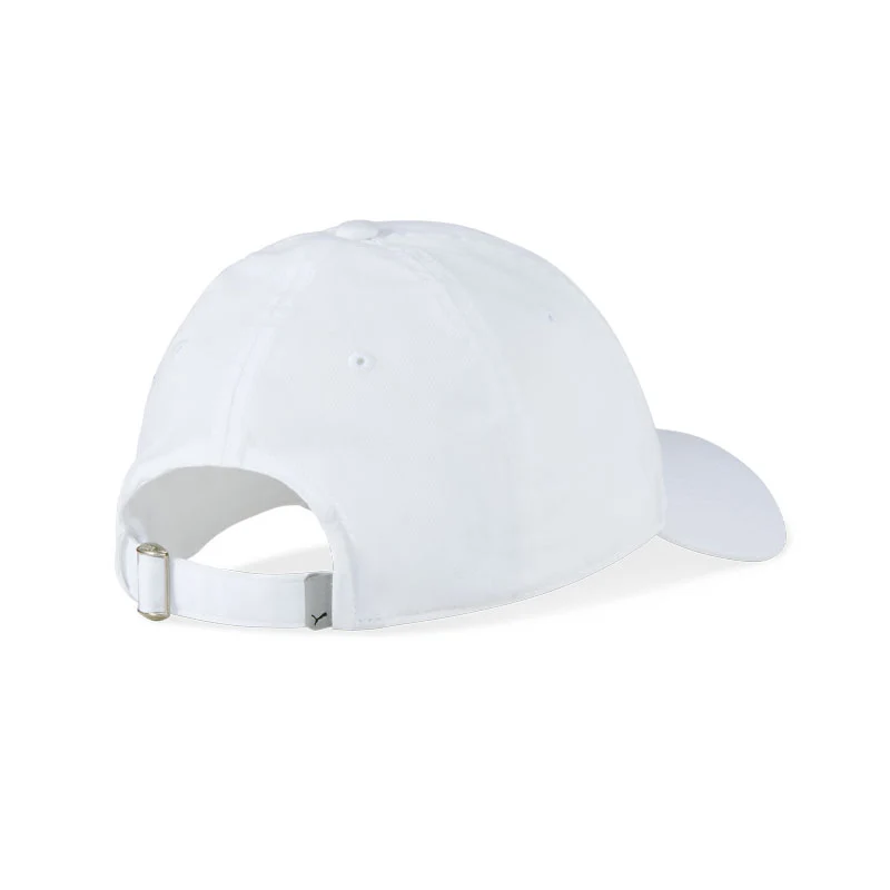 PUMA Shield Unstructured P Men's Cap (White/Black) - Image 4
