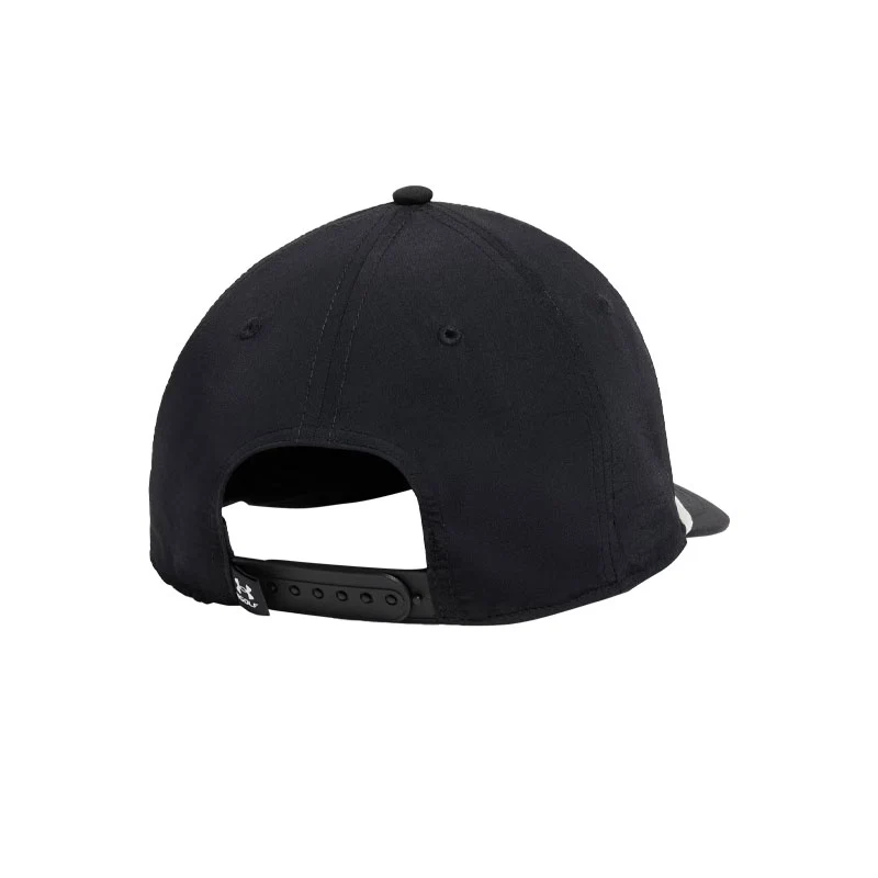 UNDER ARMOUR Drive 5-Panel Men's Snapback Cap (Black/White) - Image 2