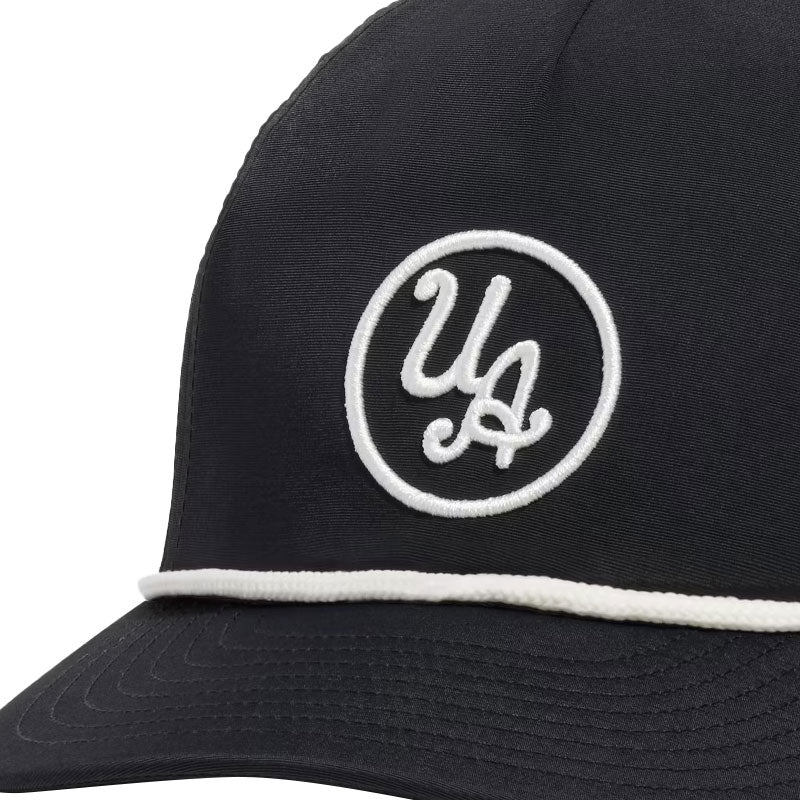 UNDER ARMOUR Drive 5-Panel Men's Snapback Cap (Black/White) - Image 3