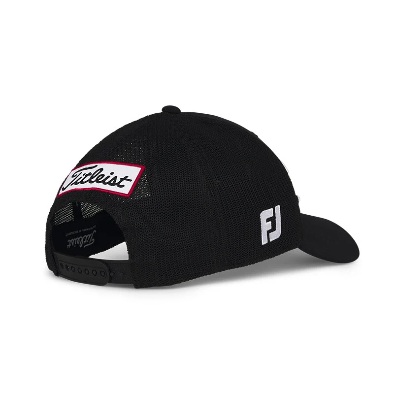 TITLEIST Tour Performance Mesh Men's Cap (Black/White) - Image 3