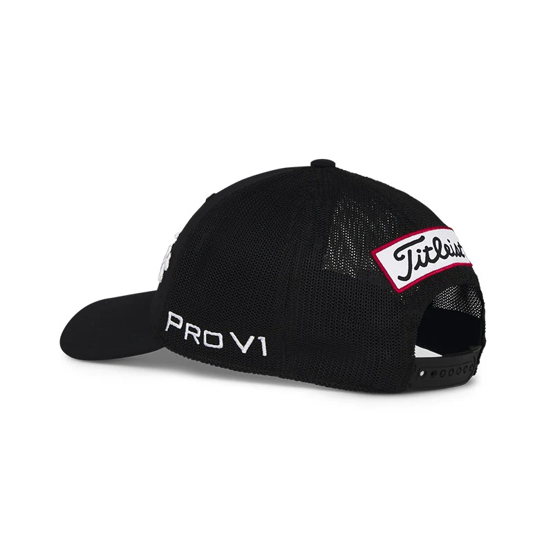 TITLEIST Tour Performance Mesh Men's Cap (Black/White) - Image 4