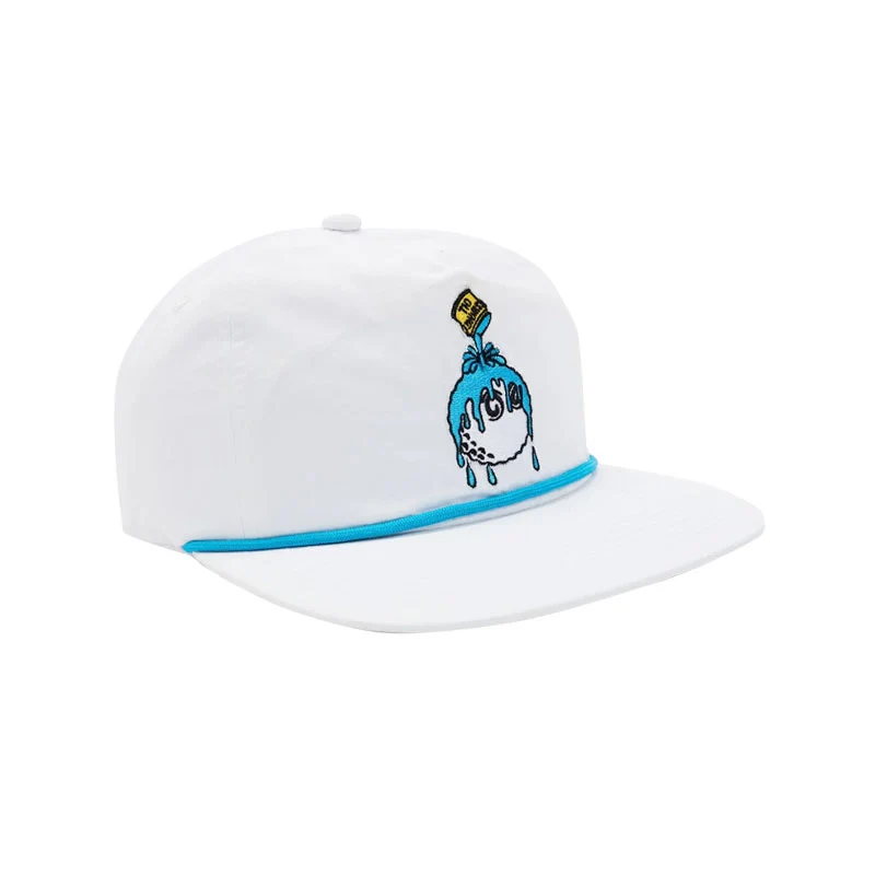MALBON GOLF Swing Oil Men's Cap (White) - Image 2
