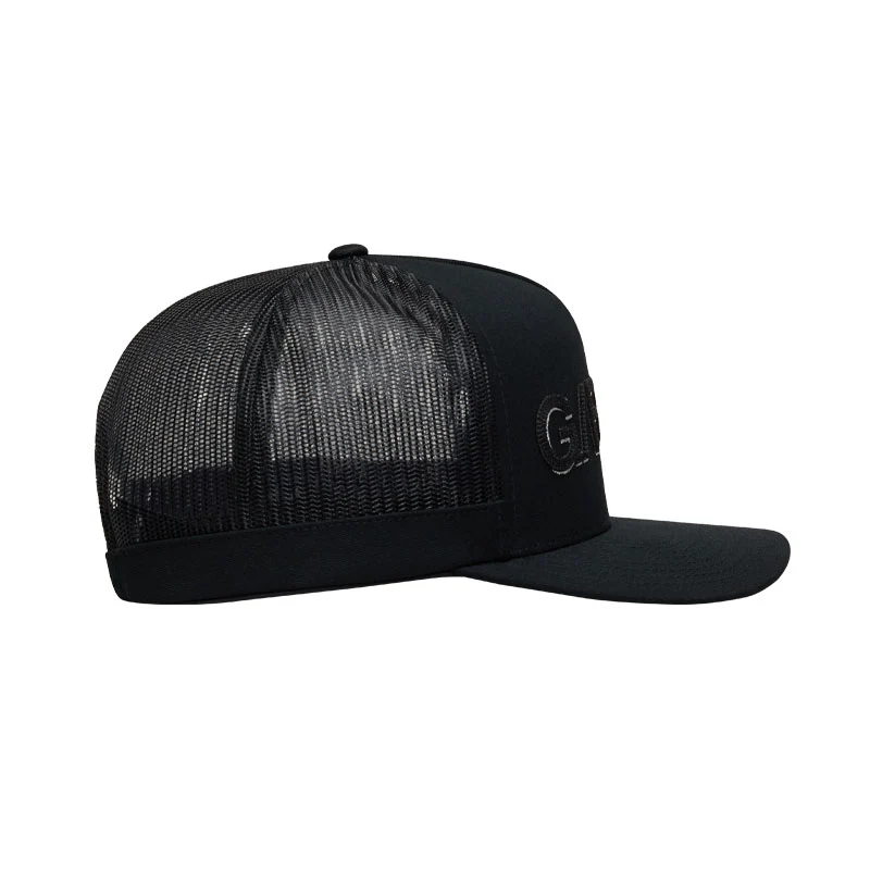 GFORE Emblem Trucker Men's Cap (Onyx) - Image 2