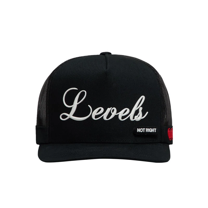 GFORE Levels Tall Trucker Men's Cap (Onyx) - Image 3