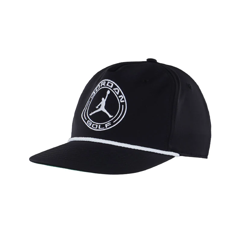 NIKE Jordan Pro Structured Dri-FIT Flat-Brim Men's Cap (Black)