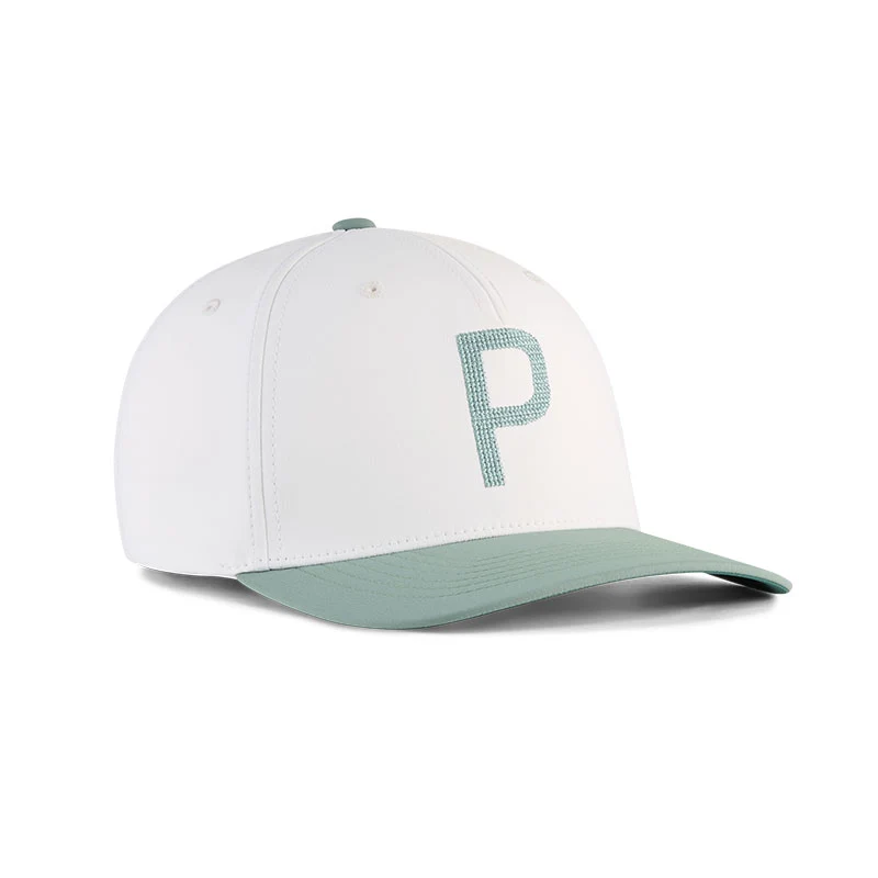 PUMA Crafted P Men's Cap (White/Eucalyptus) - Image 2