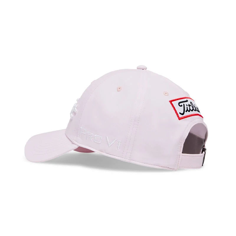 TITLEIST Tour Performance Men's Cap (Pale Pink/White) - Image 4