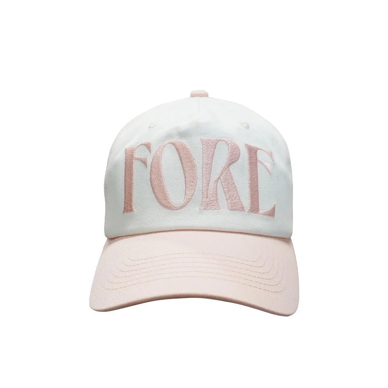FORE ALL Fore Women's Cap (Pink/White) - Image 3