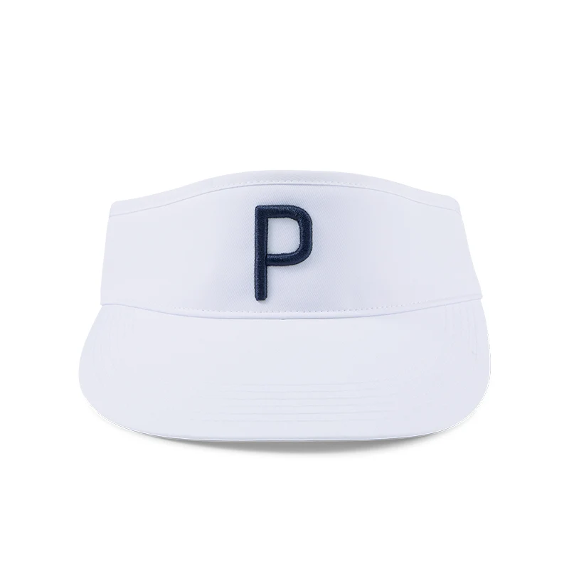PUMA Men's Adjustable P Visor (White) - Image 3