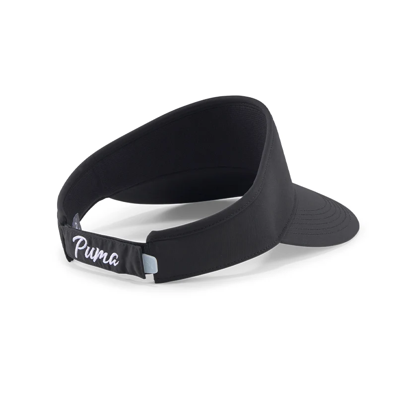 PUMA Men's Adjustable P Visor (Black) - Image 2