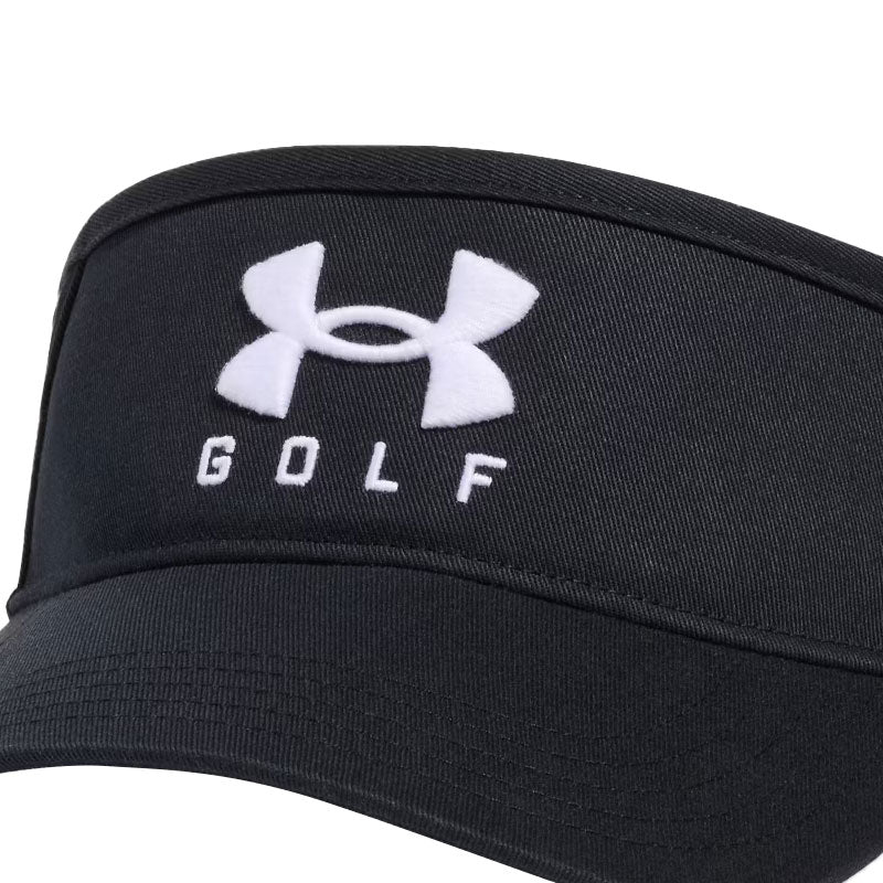 UNDER ARMOUR Drive96 Men's Visor (Black/White) - Image 3