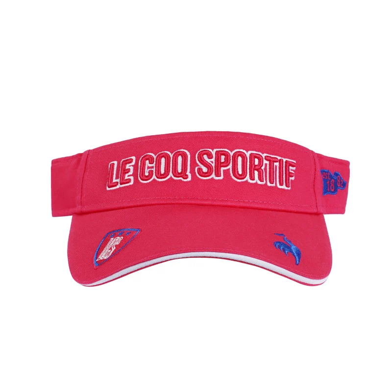 LE COQ SPORTIF GOLF Standard Logo Women's Visor (Pink) - Image 3