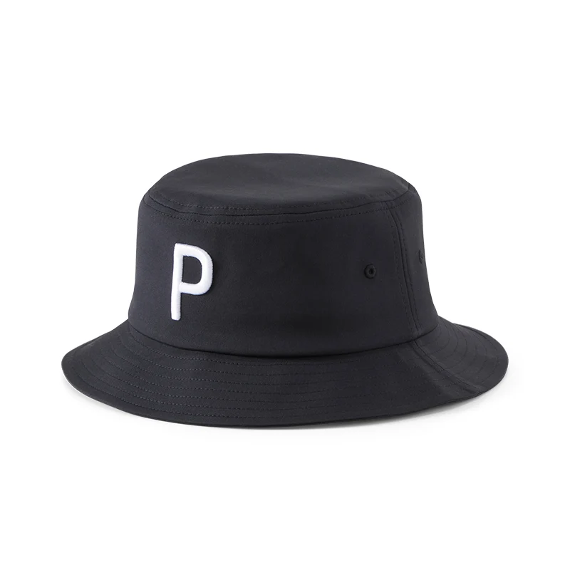 PUMA P Men's Bucket Hat (Black)
