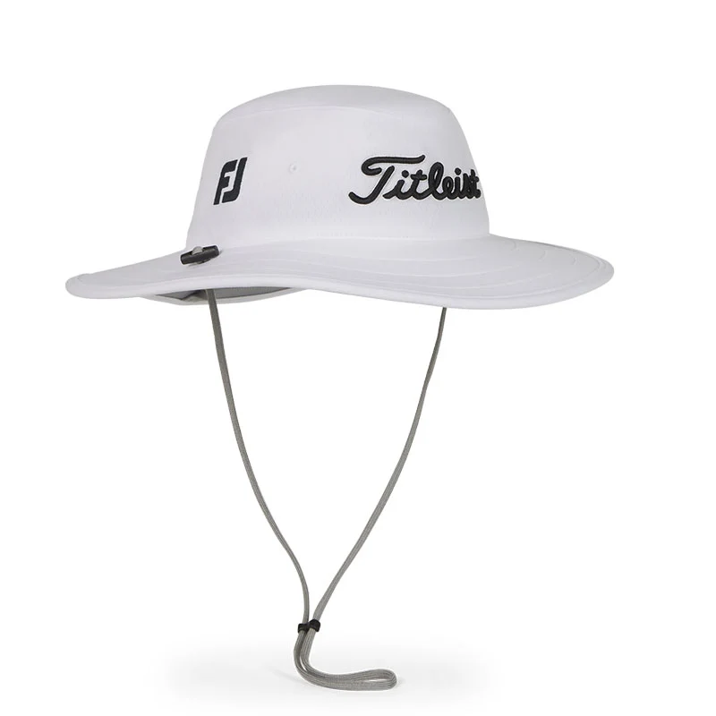 TITLEIST Tour Aussie Hat (White/Black) - Image 2