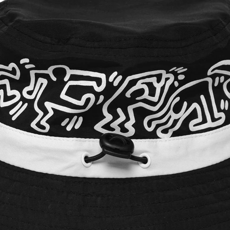 MALBON GOLF x Keith Haring Men's Hat (Black) - Image 4