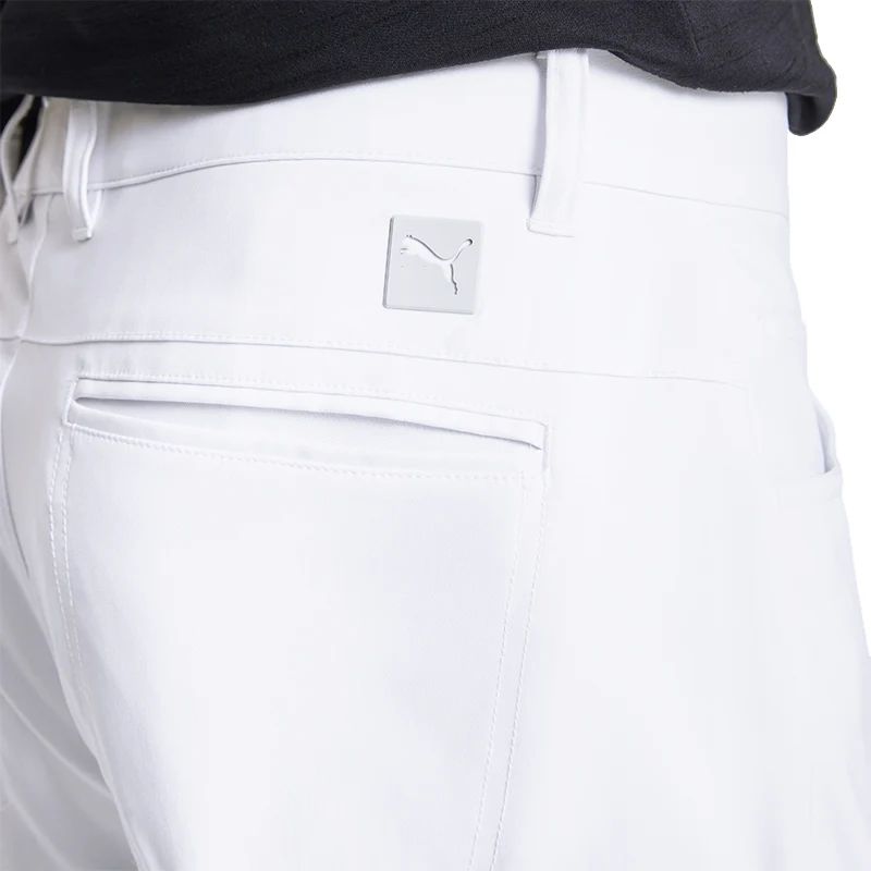 PUMA Dealer 5-Pocket Men's Pants (White Glow) - Image 4