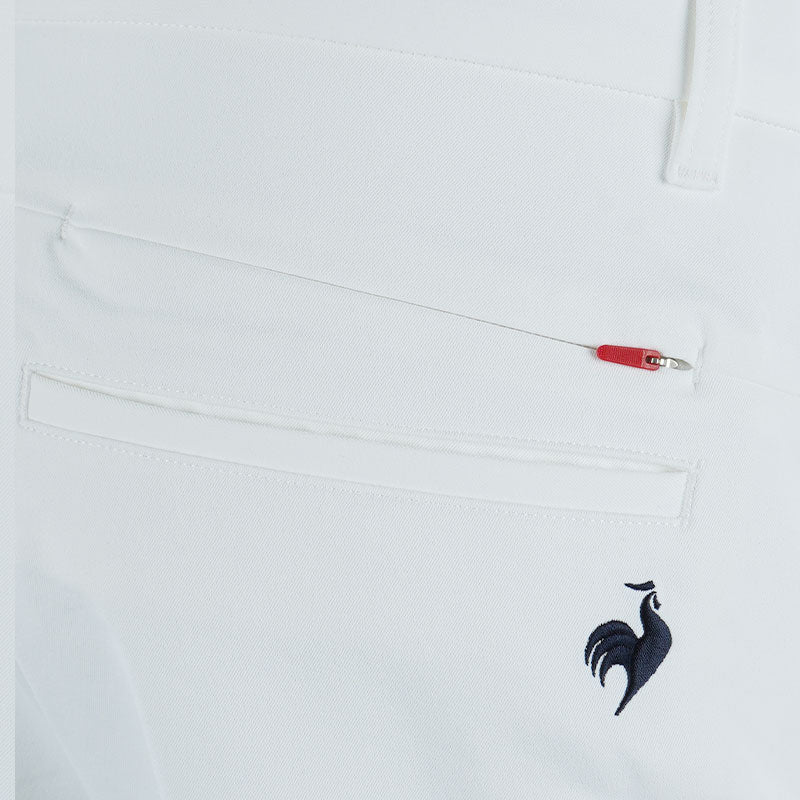 LE COQ SPORTIF GOLF 9/10 Length Men's Slack Pants (White) - Image 4