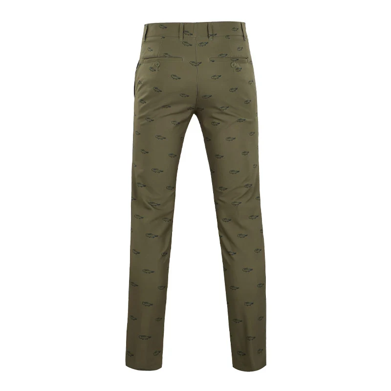 LACOSTE Ultra Dry Slim Fit Men's Pants (Olive) - Image 2