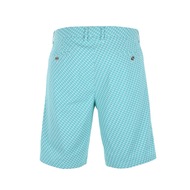 CUTTER & BUCK Performance Men's Shorts (Green/White) - Image 2