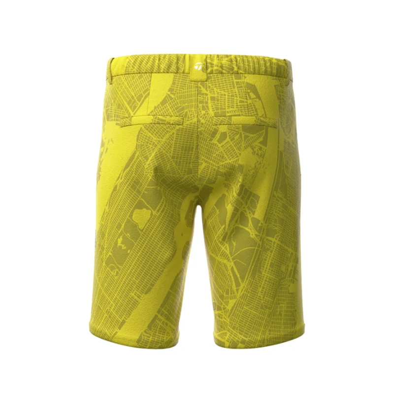 TAYLORMADE Met Graphic Men's Shorts (Yellow) - Image 2