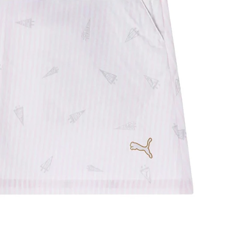 PUMA Flag Printed Seersucker Skirt (Pearl Pink) - Image 4