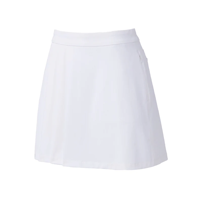 GFORE Side Pleated Twill Skort (Snow)