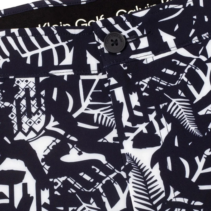 CALVIN KLEIN Printed Genius Men's Shorts (Evening Blue/White) - Image 3