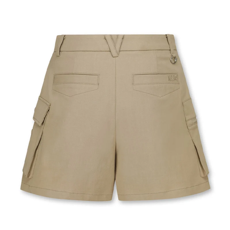 WAAC Korea Cool Women's Cargo Shorts (White) - Image 2