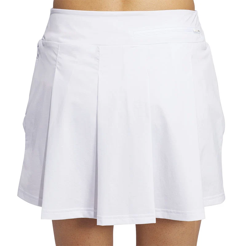 ADIDAS Ultimate365 Tour Pleated Skort (White) - Image 4
