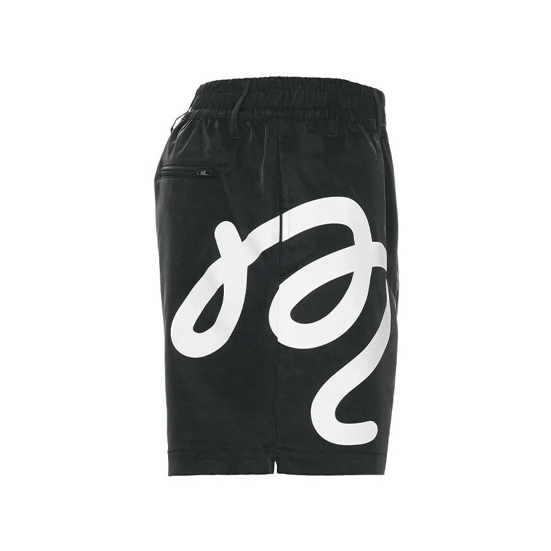 MALBON GOLF Menton Men's Nylon Shorts (Black) - Image 3