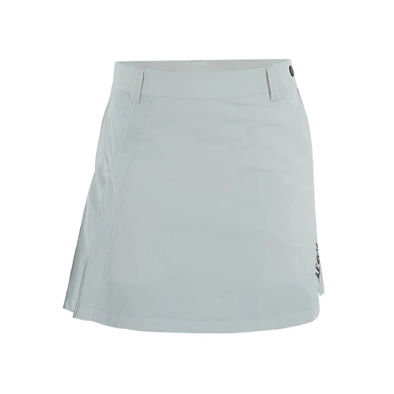 LE COQ SPORTIF GOLF One Side Pleated Skirt (Grey)