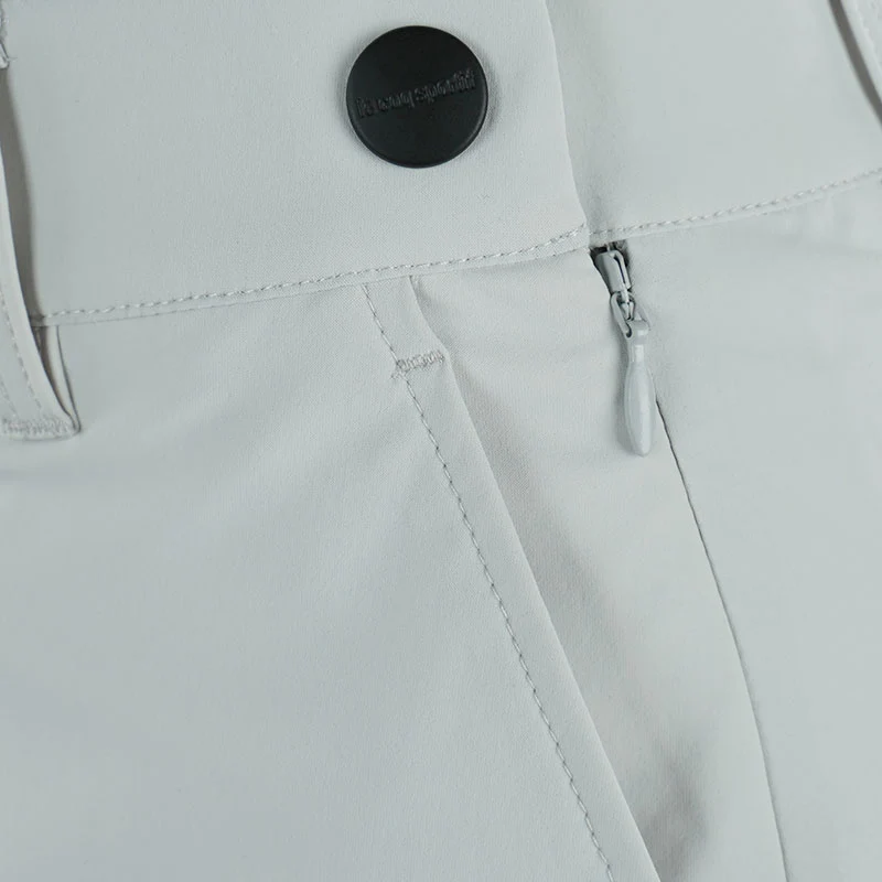 LE COQ SPORTIF GOLF One Side Pleated Skirt (Grey) - Image 3