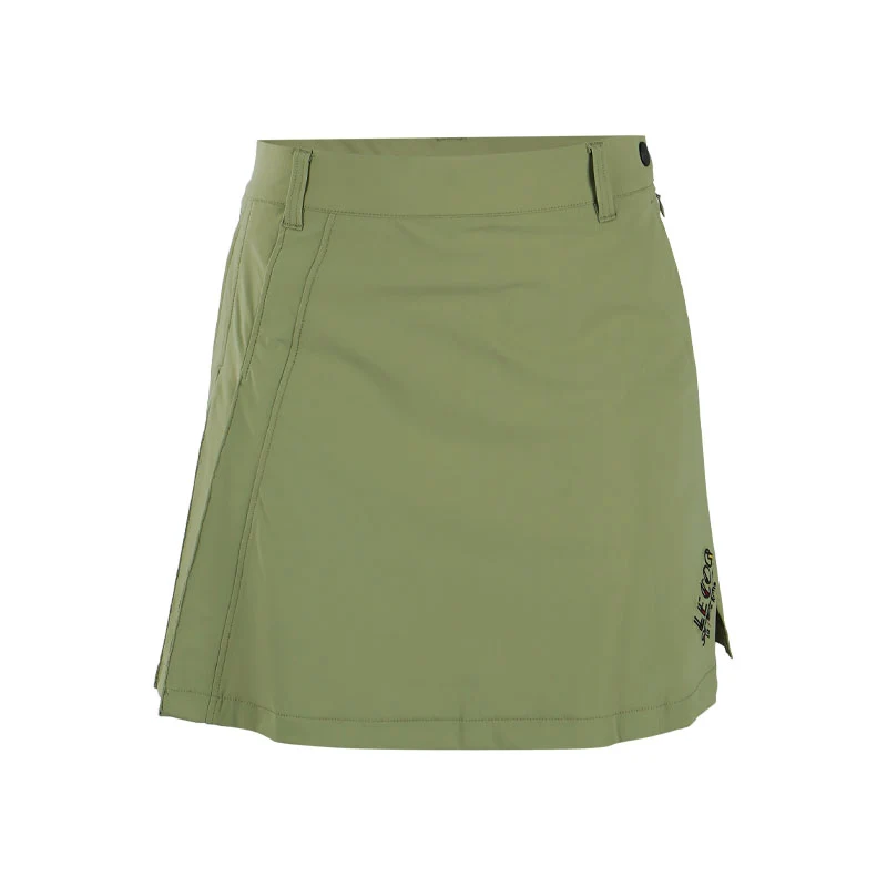 LE COQ SPORTIF GOLF One Side Pleated Skirt (Khaki)