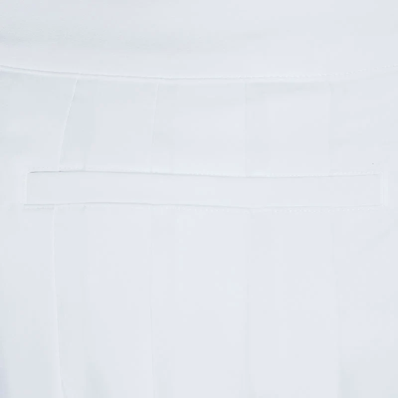 LACOSTE Ultra Dry Golf Skirt with Liner (White) - Image 4