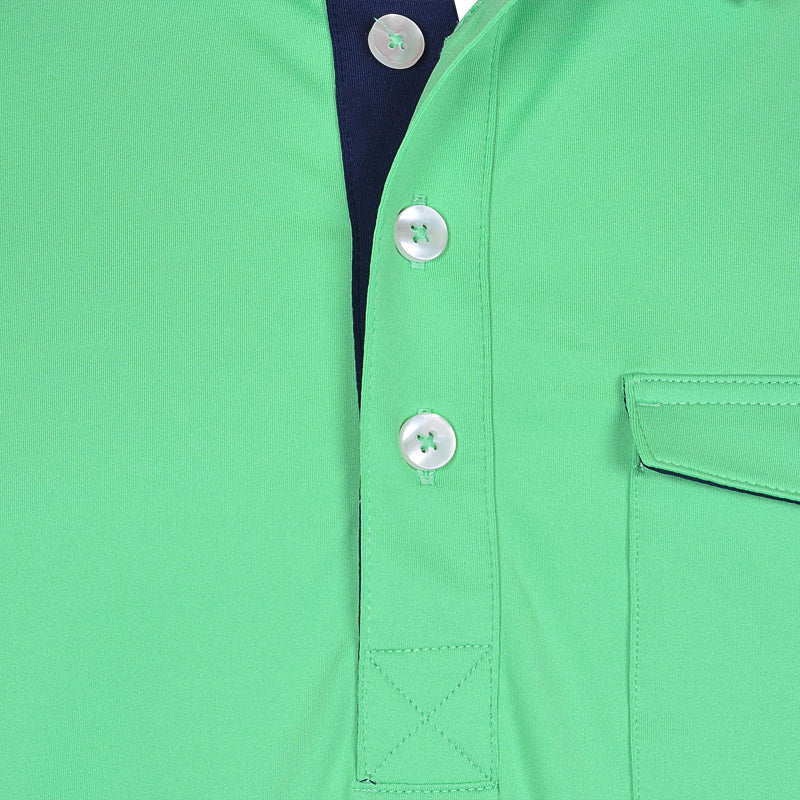 PUMA Donegal Men's Polo (Green) - Image 3