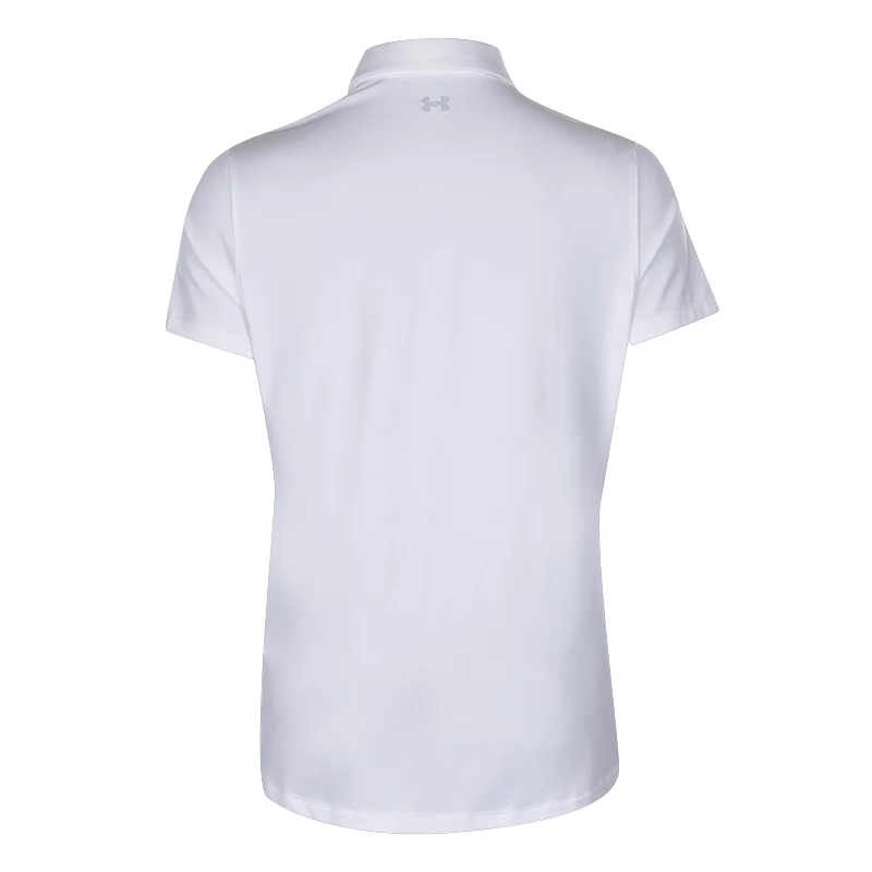 UNDER ARMOUR Zinger Women's Polo (White/Grey) - Image 2