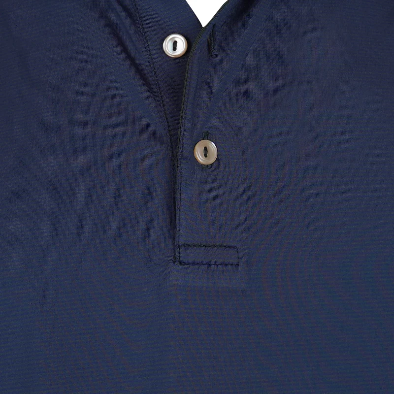 PETER MILLAR Solid Jersey Men's Polo (Navy) - Image 3