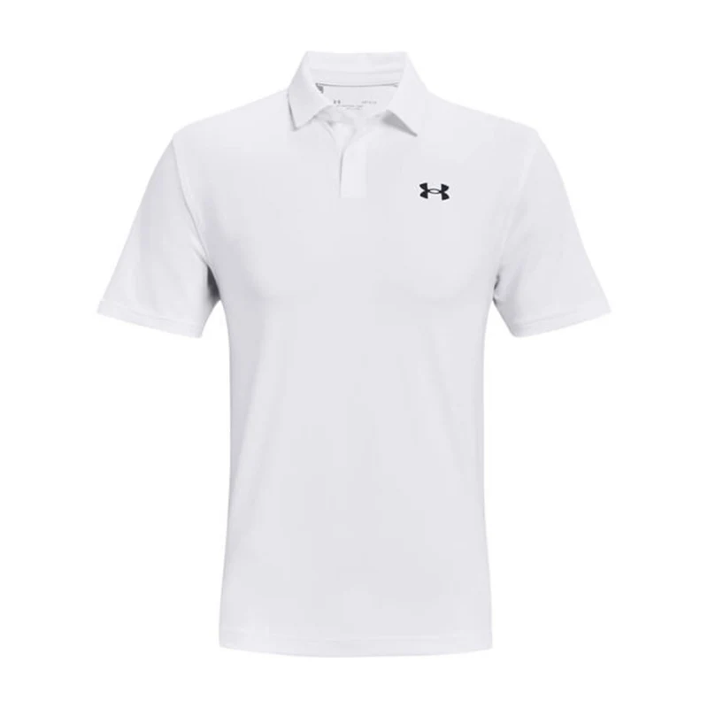 UNDER ARMOUR Tee-2-Green Men's Polo (White/Grey)