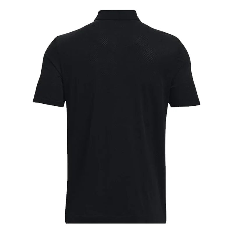 UNDER ARMOUR Curry Seamless Men's Polo (Black) - Image 2