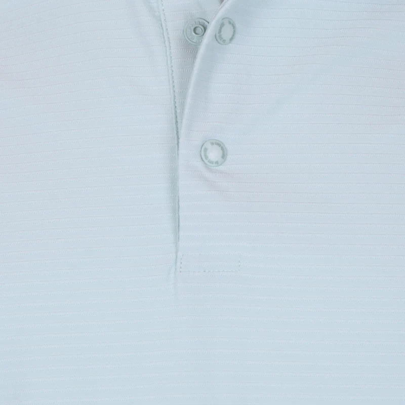 LE COQ SPORTIF GOLF Korean Series Stripes Men's Polo (Green) - Image 3