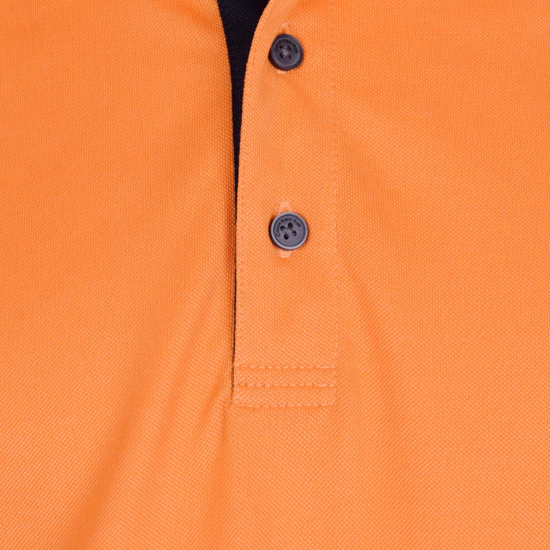 CALVIN KLEIN Miles Men's Polo (Orange) - Image 3