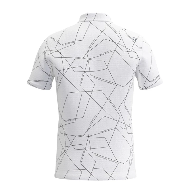 TAYLORMADE T-Ice Men's Mock Shirt (White) - Image 2