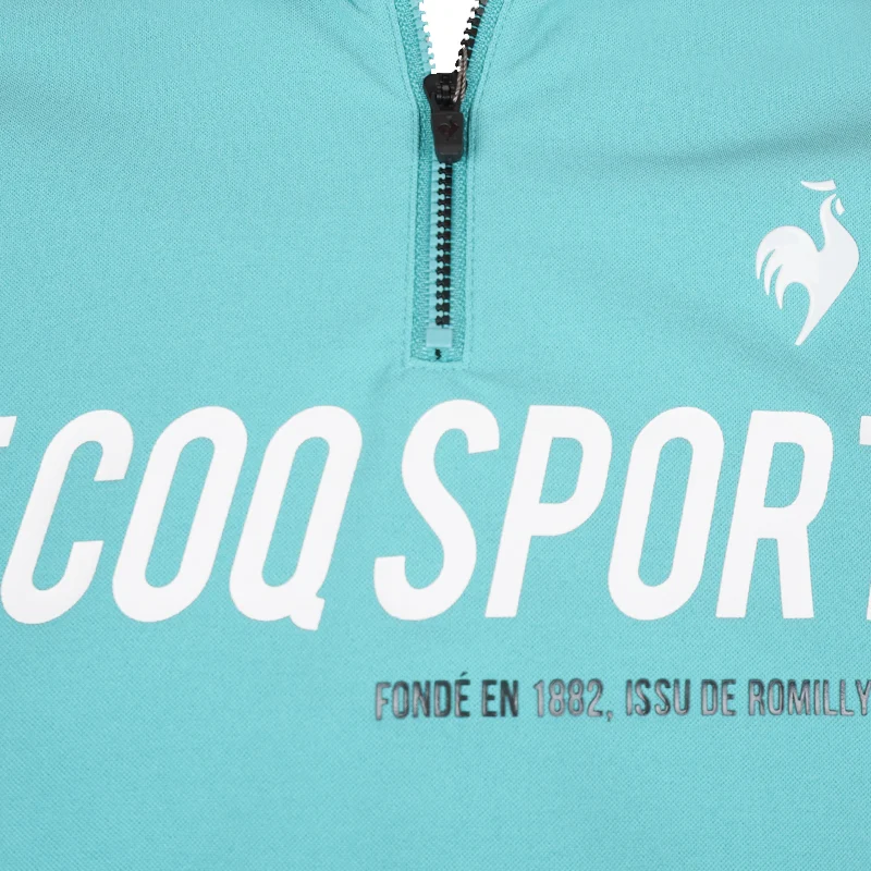 LE COQ SPORTIF GOLF Rijoume Men's Half Zip Shirt (Emerald) - Image 3