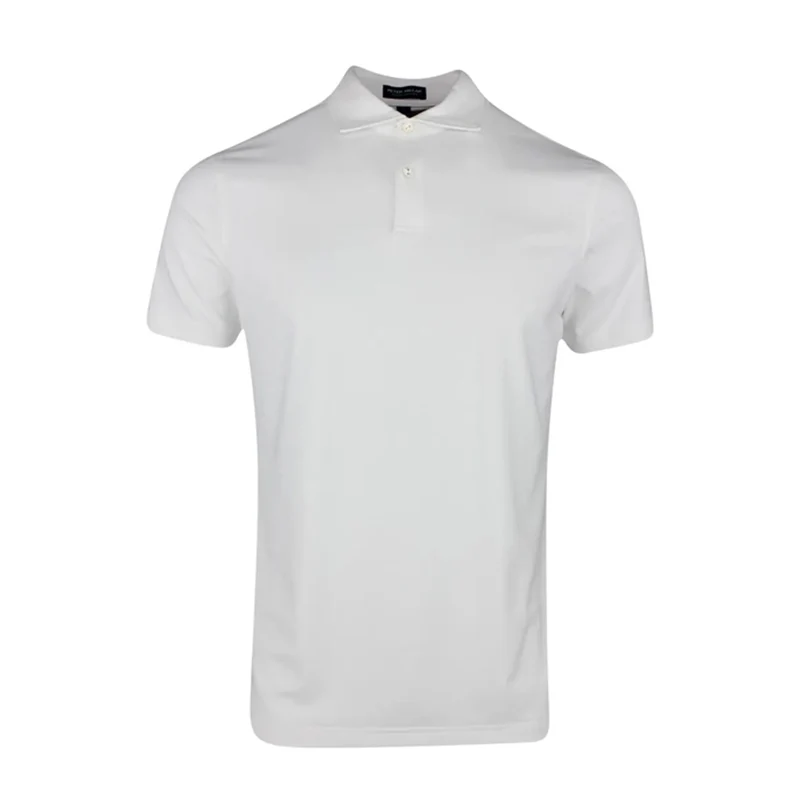 PETER MILLAR Solid Performance Men's Polo (White)