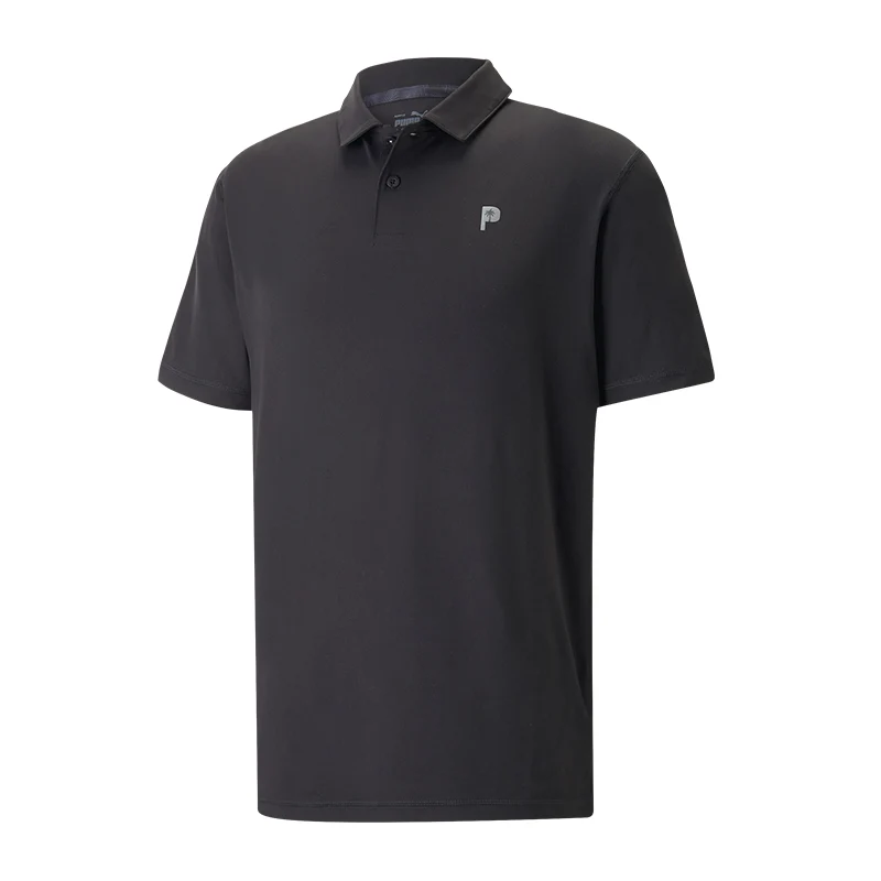 PUMA Palm Tree Crew Men's Polo (Black)